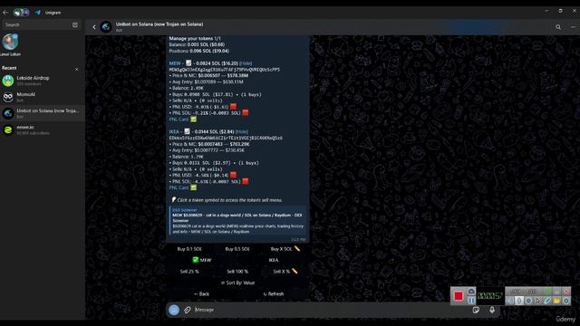 5. 2. How To Sell Memecoin On Solana Unibot