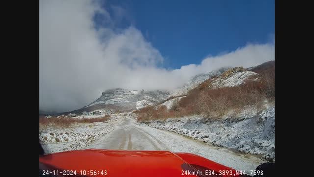 2024 11 24. Дорога к Лучи с регистратора
