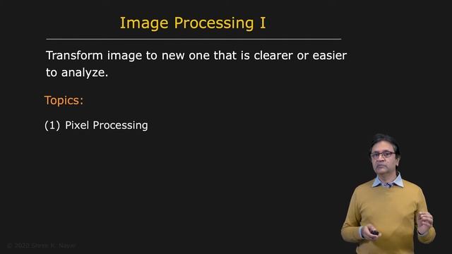 26 - Image Processing I - Overview