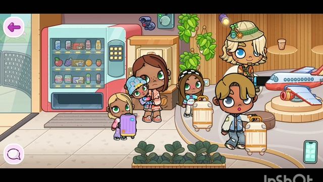 🛫Едем в аэропорт! Проходим досмотр багажа. Идею сериала взяла у "Я Ника Avatar world"