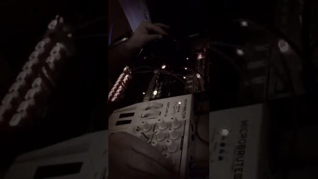 Live analog techno jam!  First!