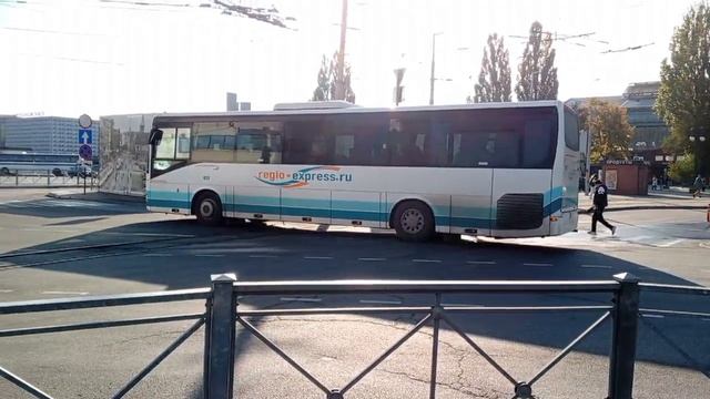 Автобус Iveco Irisbus Crossway компании Регио-Экспресс с маршрутом 600Э Советск-Калининград