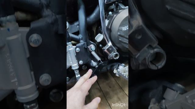 Настройка лапки заднего тормоза #Regulmoto