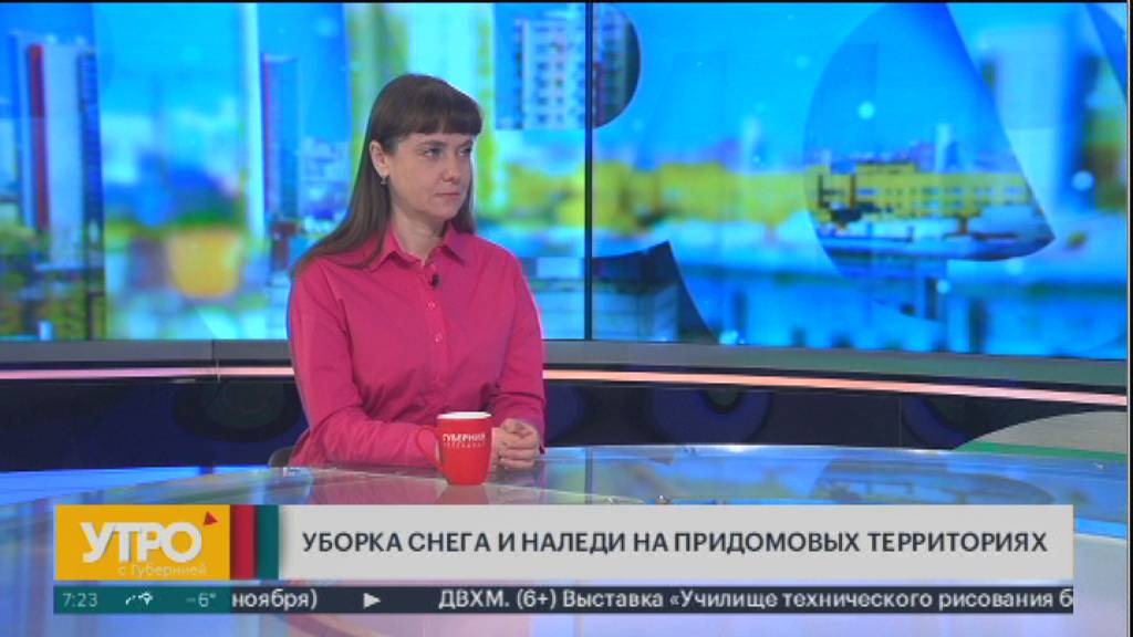 Уборка снега и наледи на придомовых территориях. Утро с Губернией. 26/11/2024. GuberniaTV