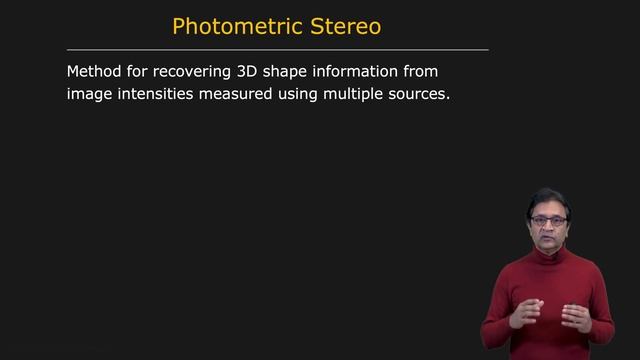 73 - Photometric Stereo - Overview