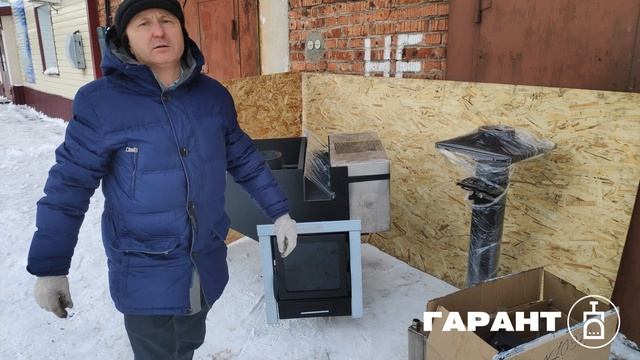 Изготовили банную печь САРМАТ - С | Печь на 3 помещения | Толстостенная банная печь