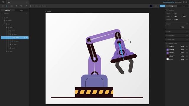 03 Rigging Robo Arm _ The Motion Magic