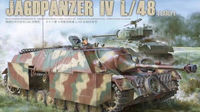 Распаковка Border Model 1 35 BT-016 Jagdpanzer IV L 48