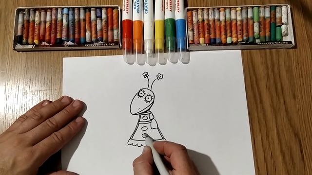 Как нарисовать ворону / Пластилиновая Ворона/ Уроки Рисования / How to draw a crow / Drawing Lesson