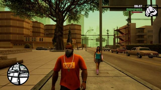 GTA San Andreas Definitive Edition Pantera Respect Walk 3