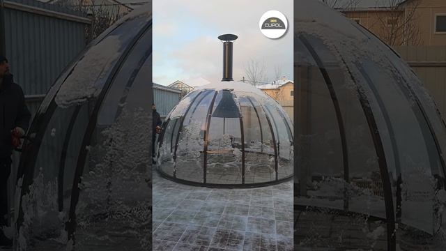 Купольная беседка под гриль | Заказать 📲 8(993) 370-44-00
