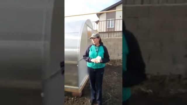 Теплицы из оцинкованного профиля 20х20, две теплицы из оцинкованного профиля с двойной дугой!