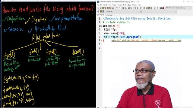 C Programming for Advanced - 29. R W File using Inbuilt Function