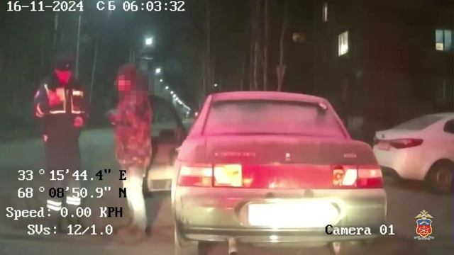 Оленегорские автоинспекторы задержали водителя за повторное нетрезвое вождение