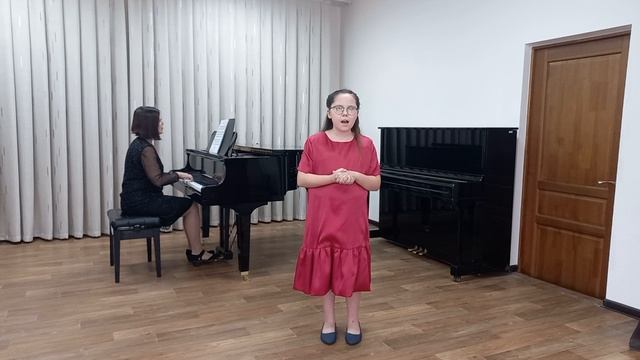 Курмачева Юлия, РНП в обр.  Агафонникова "А я по лугу", преп. Савина М.В., конц. Шахмартова Н.С.