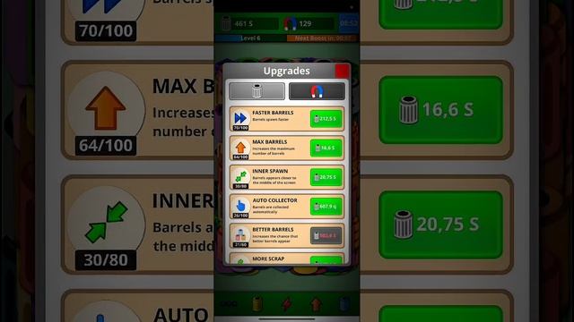 Скрап коллектор 2 ЗВЕЗДА (Ускорено в ×5) ПРОКАЧКА! | Scrap Collector