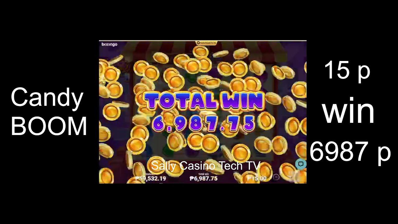Candy BOOM 15p win to 6987p - Sally Casino Teach TV channel