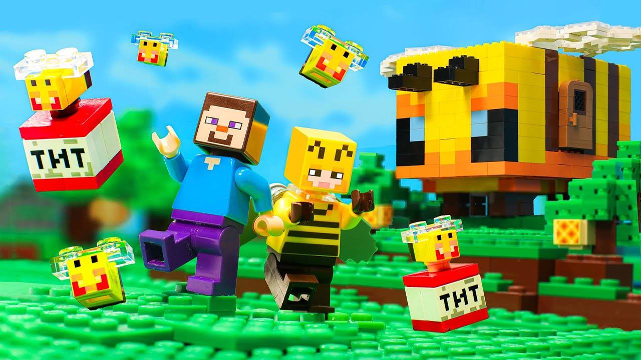 BEES FIGHT: Minecraft, но пчелы — воины ОП
