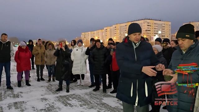 На защиту родины в зоне спецоперации проводили братчан