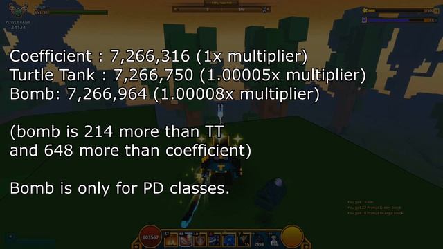 Trove Tips and Tricks : How to check damage coefficient and multipliers . (WARNING : LOTS OF MATH)