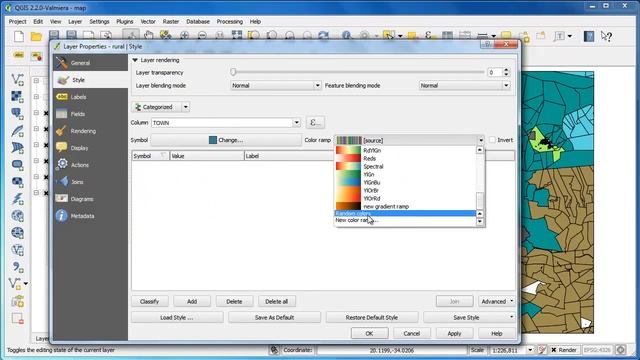 QGIS  Module 3  - Classifying Vector Data