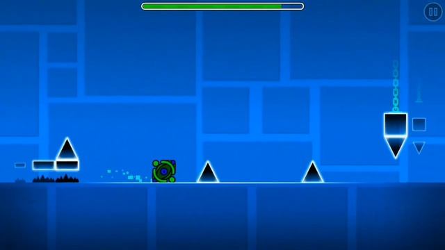 Mi segundo nivel en Geometry Dash 😐