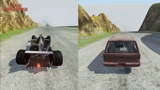 Болид Формулы 1 Против Джипа | F1 Car Vs Jeep