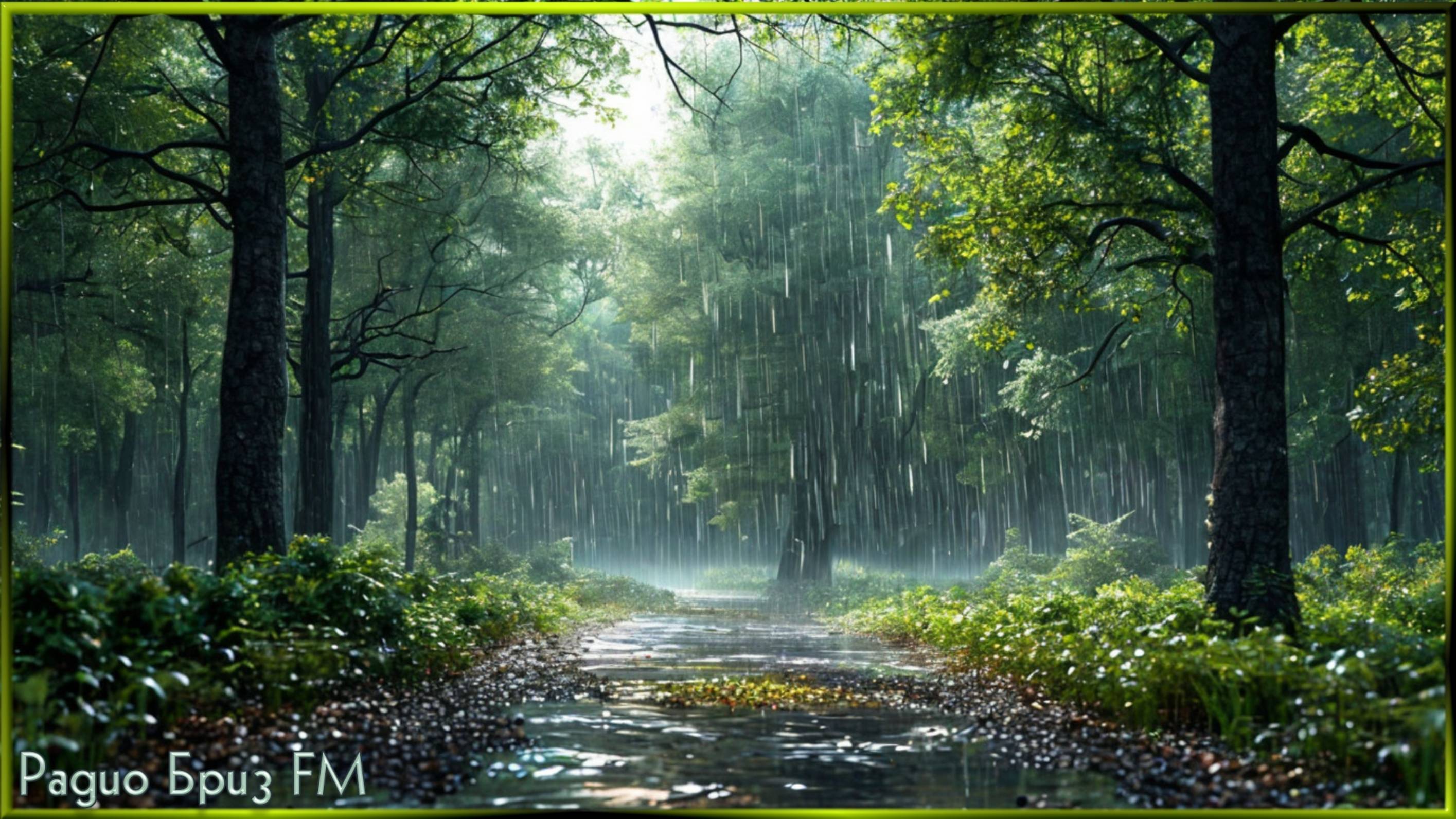 ♬радио ✦Бриз FM✦ - ✦Дождь В Лесу✦