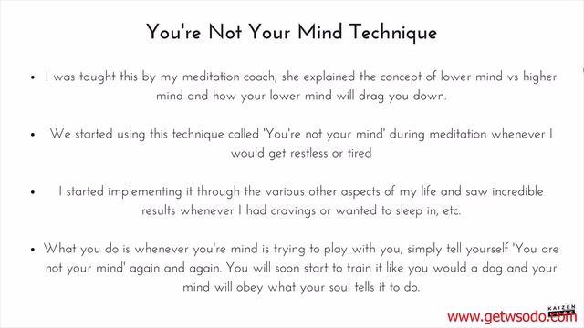 03-You Are Not Your Mind - IAG Media
