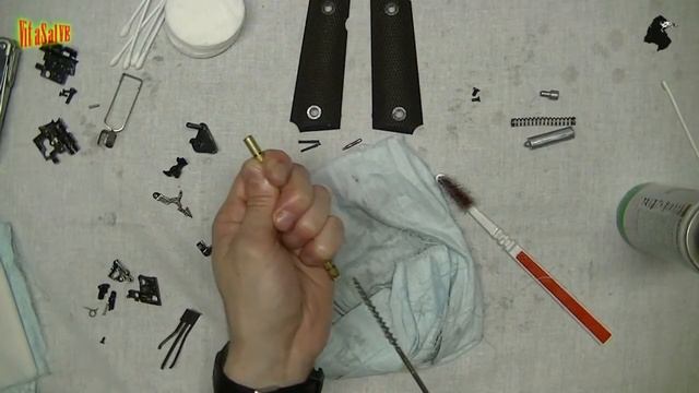 Gletcher CLT 1911 Чистка и смазка. Часть №3 Ствол.