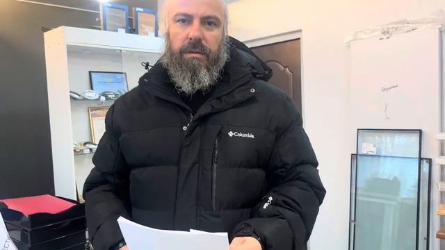 Оплатили часть второго взноса за двери в храм Вознесения Господня