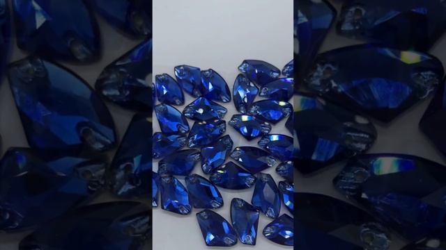 Стразы пришивные (камни) Galactic Capri Blue 12x19 mm AEVsport