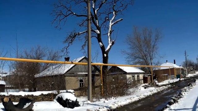 ЖИВЕМ В ДЕРЕВНЕ!!СУТКИ СПУСТЯ ПОСЛЕ СНЕЖНОГО АРМАГЕДОНА В РОСТОВСКОЙ ОБЛАСТИ!!!Деревенский влог