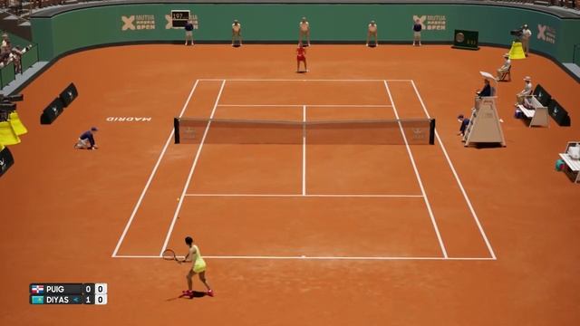 Monica Puig vs Zarina Diyas - AO Tennis PS4 Gameplay