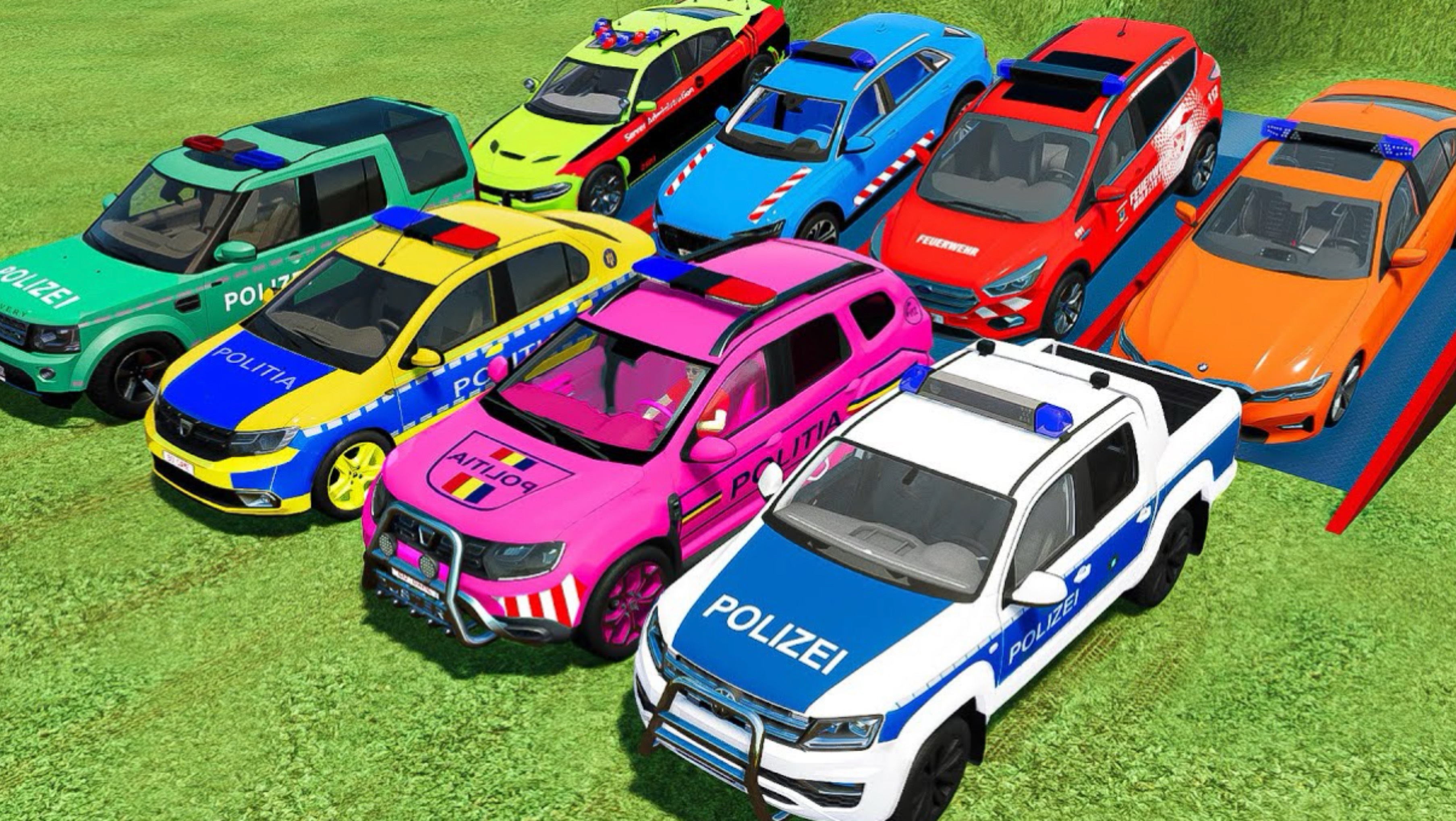 Тачки разных моделей-парковка🚒🚑🚙🚗🏎️🛻🚜🚛