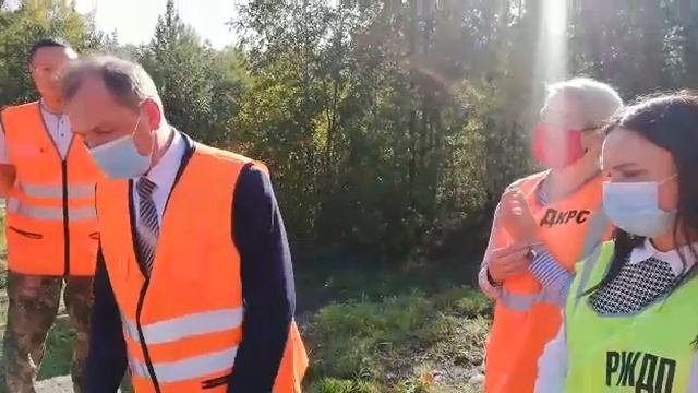 Замминистра природных ресурсов Бурятии побывала в месте стройки БАМ