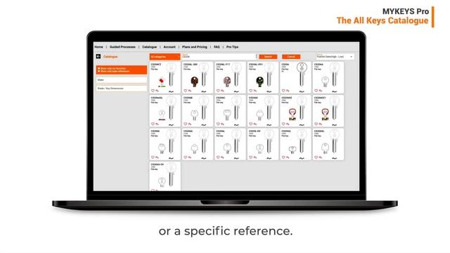 How to use SILCA MYKEYS Pro All Key Catalogue
