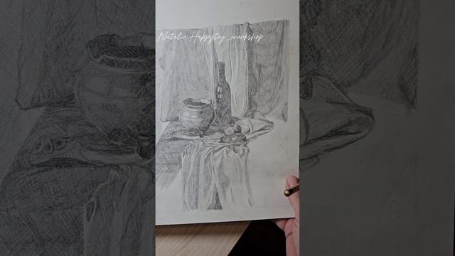 рисование карандашом #NataliaHappytoy_workshop
