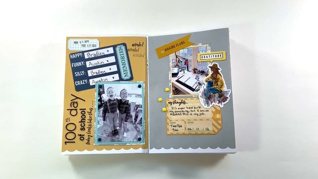 February Traveler's Notebook Flip Through