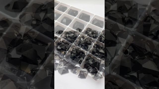 Стразы пришивные Cosmic Black Jet 13 х 17mm AEVsport