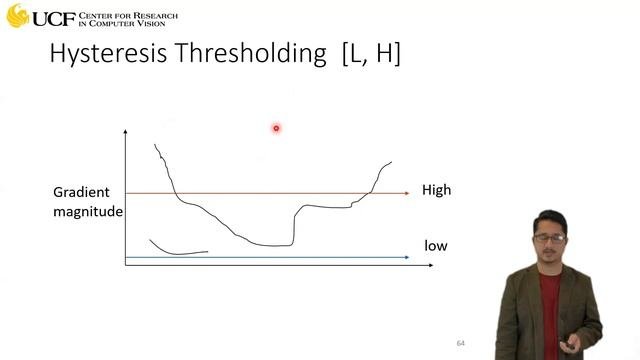 Lecture 4.15 - Edge Detection [Hysteresis Thresholding]
