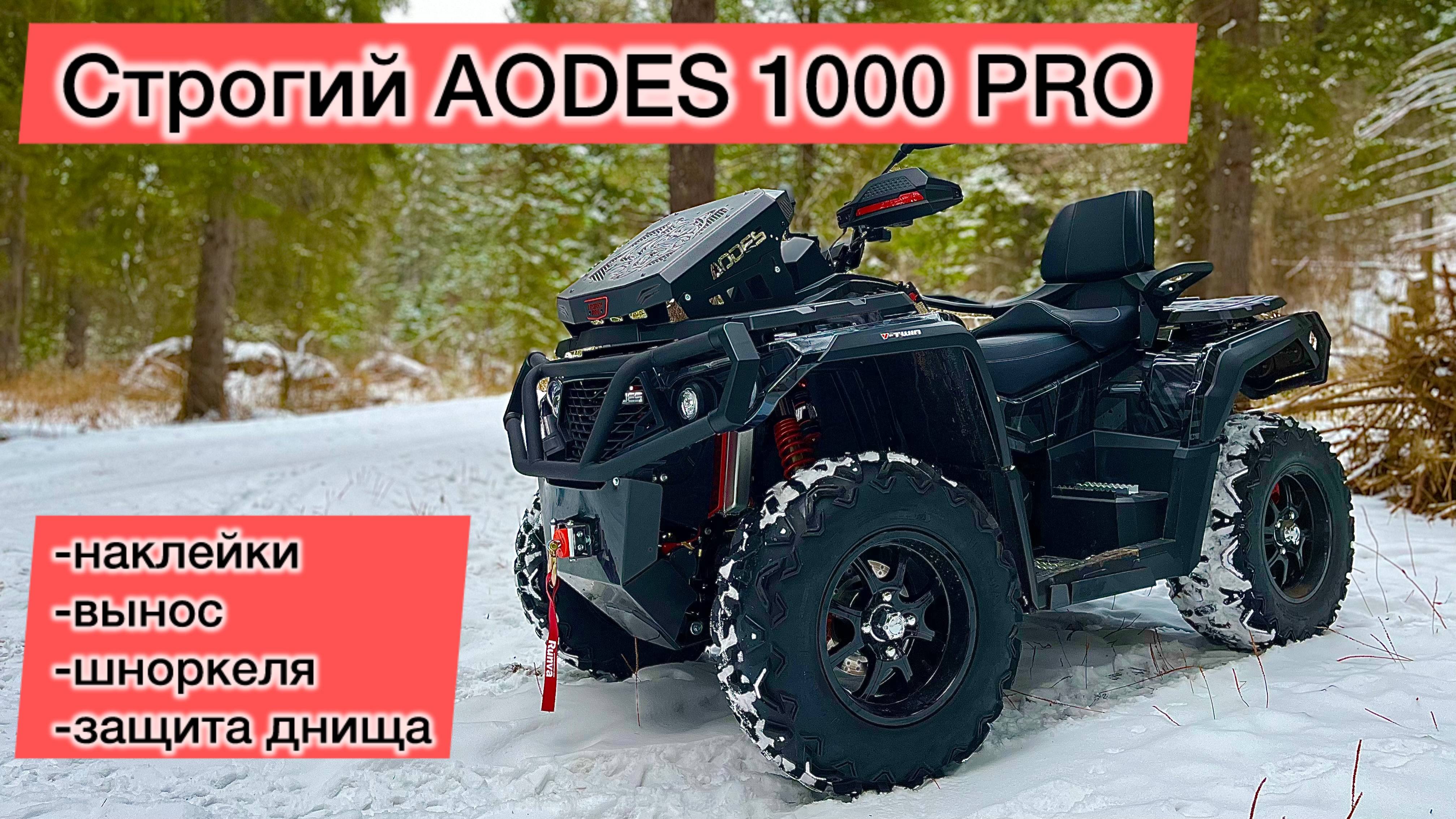 НАКЛЕЙКИ на AODES 1000! ТЮНИНГ АОДЕС. Аодес 1000. CFORCE 800 1000