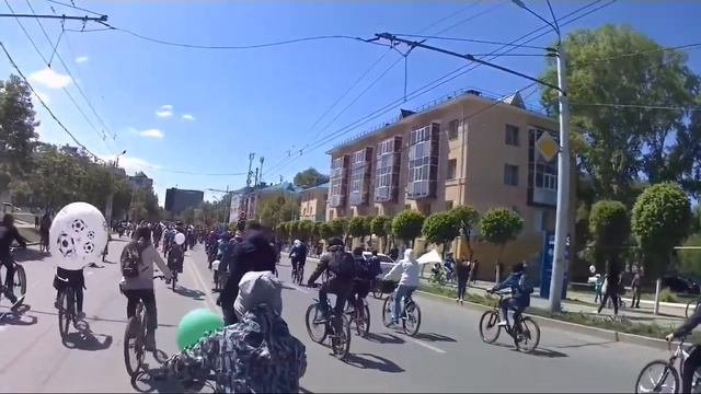 В Татарстане пересаживают на велосипеды. Велопробег  2018