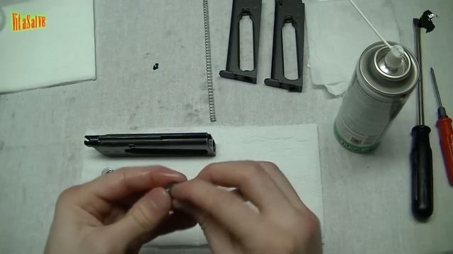 Gletcher CLT 1911 Магазин: разборка, чистка, смазка, сборка. Colt 1911