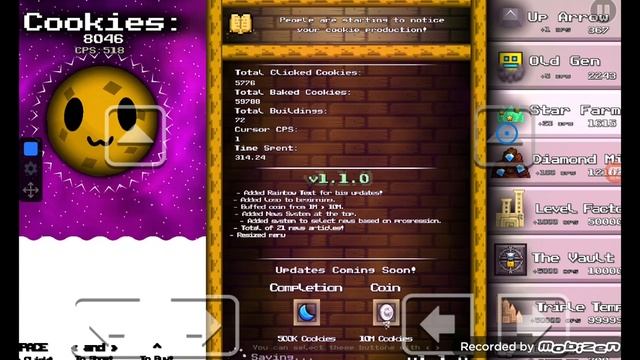 Cookie Clicker by YraX | Geometry Dash 2.2 |