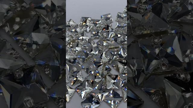 Стразы пришивные (камни) Square 14 x 14 mm Crystal 12 шт.