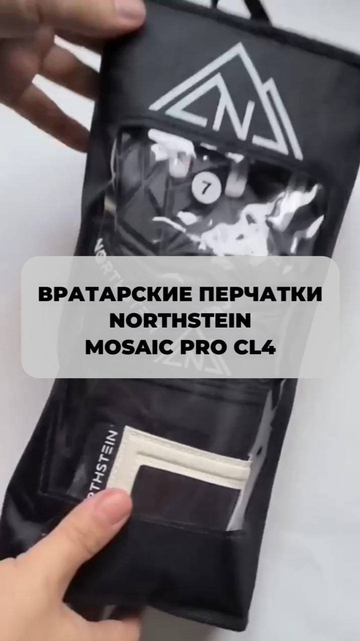 Вратарские футбольные перчатки Northstein Mosaic Pro CL4