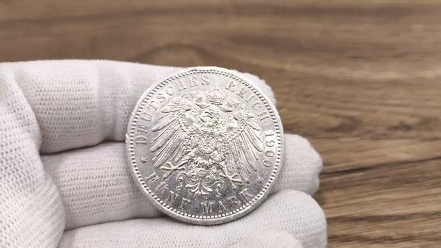 5 марок 1900 г Германская Империя Вильгельм 2