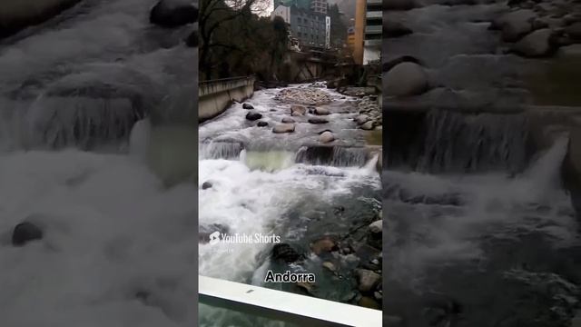 Горная река столица Андорры