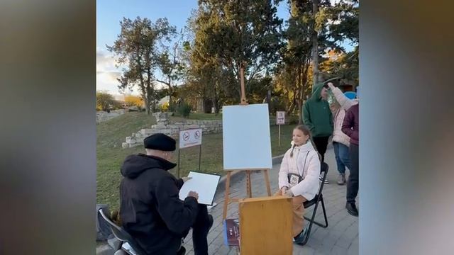 Блиц портреты в Херсонесе Таврическом